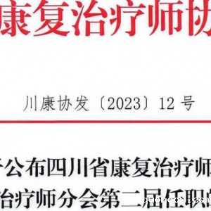 第二届作业治疗师分会任职名单